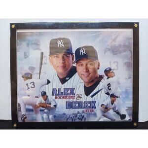 Derek Jeter - Alex Rodriguez - New York Yankees 8x10 Color Photo in a Frame